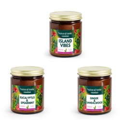 ISLAND GETAWAY GIFT SET - 3 pack of 4 oz candles