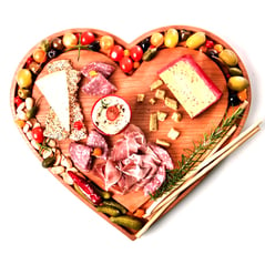 heart brd with charcuterie 2