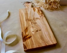 rectangular board with handle happy birthday leaf 1